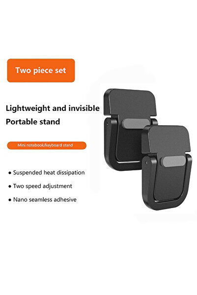 Choice قطعتان، لون أسود، زوج واحد، حامل كمبيوتر محمول، حامل لوحة مفاتيح كمبيو...