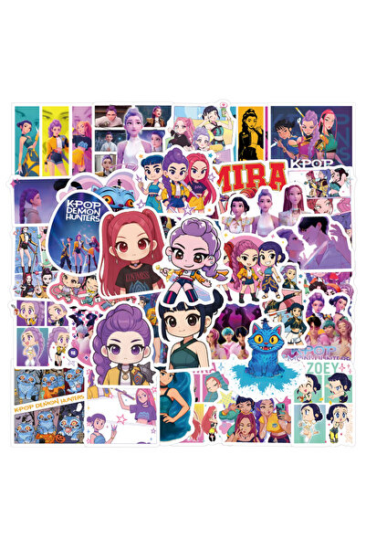 Choice 56pcs 56Pcs New Anime KPop Demon Hunters Stickers DIY Stickers Scrapbo...
