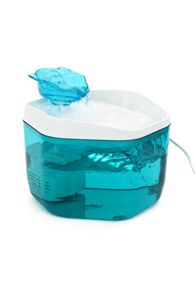 Choice نافورة مياه للقطط من بلو كات، سعة 1.2 لتر/42.23 أونصة سائلة، موزع مياه...