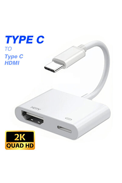 Choice Type C to HDMI C Type-C to HDMI Adapters 2K/1080P Digital Adapter Scre...