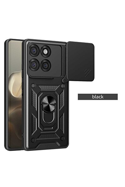 Choice Motorola Edge 60 Fusion Black Shockproof Armor Case For Moto Edge 60 P...