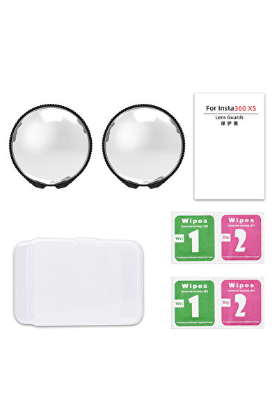 Choice غطاء عدسة زجاجي من فلاي مايل لحماية عدسة كاميرا إنستا 360 X5، غطاء عدس...