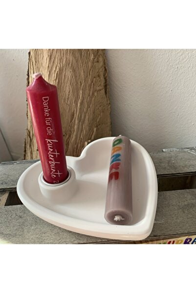 Choice Heart-Shaped DNEJIU Heart-Shaped Candle Holder Silicone Mold for Cryst...