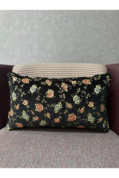 Fabricland Husă de pernă decorativă din in țesut, dreptunghiulară, culoare ne...