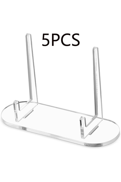 Choice حامل عرض شفاف مكون من 5 قطع، مصنوع من الأكريليك، لحفظ دبابيس الشارات، ...