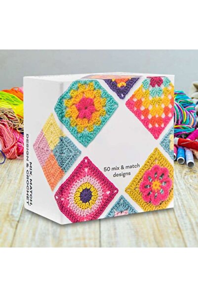 Choice Style 1 DIY 50 Mix & Match Desig Crochet Cards Knitting Kit Crochet Le...