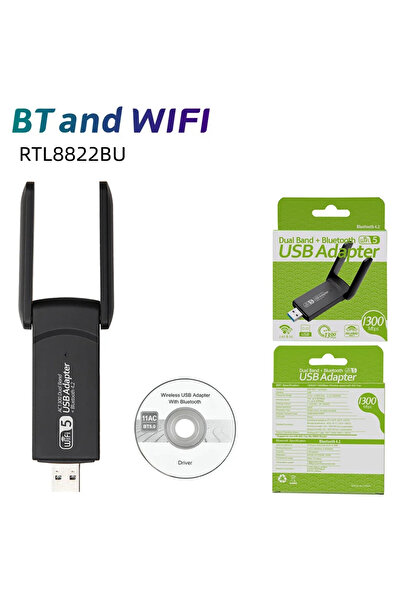 Choice1 محول واي فاي USB 3.0 فقط، بسرعة 1300 ميجابت في الثانية، يدعم بلوتوث 4...