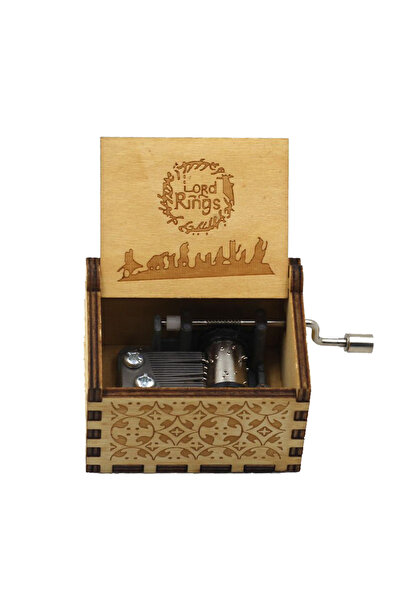 Choice صندوق موسيقى خشبي عتيق منحوت يدويًا، هدية مثالية لأعياد الميلاد والكري...