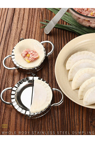 Choice1 صانعة الزلابية على شكل حرف L، مصنوعة من الفولاذ المقاوم للصدأ، مكبس ر...