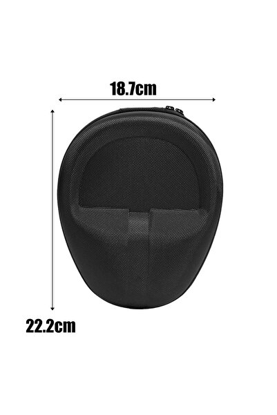 Choice Oxford Cloth Black Bluetooth Headset Storage Bag Cover Hard EVA Travel...
