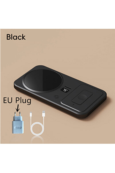 Choice black 2 in 1 Wireless Charging Thermostatic Cup Mat Coffee milk Heatin...