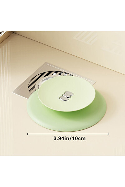 Choice مصرف أرضي أخضر فاتح مزود بكوب شفط، مزيل روائح المجاري، شبكة تصريف أرضي...