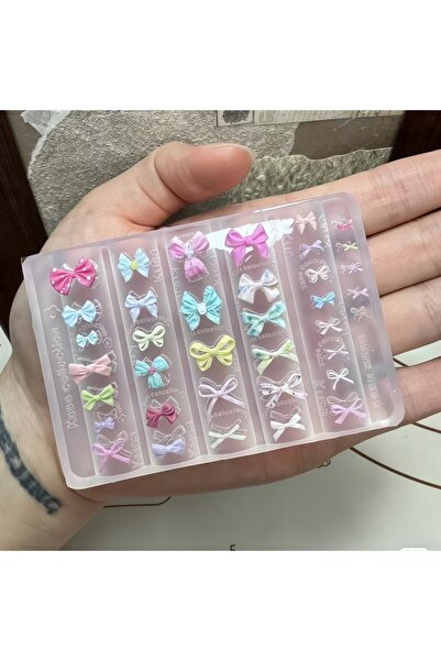 Choice PF-785 A nail art mold with ribbon bow, elegant ribbon bow, three-dime...