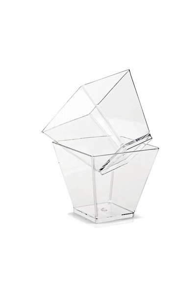 Choice1 50PCS Transparent 20/50PCS Disposable Plastic Dessert Cups Transparen...