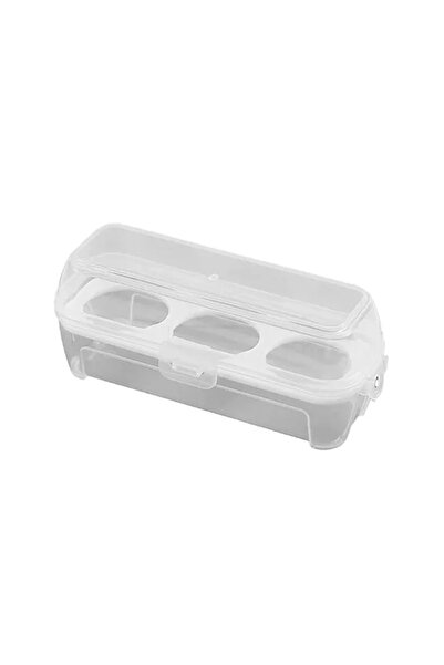 Choice 3 grid 3/4/8 Grids Portable Egg Box Outdoor Transparent Egg Organizer ...