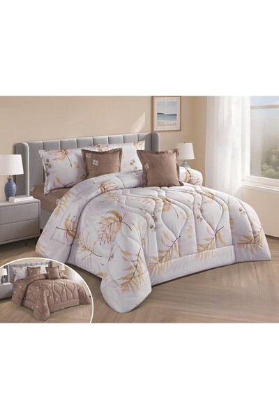 NAJMA Luxurious summer single bedspread with a floral design to give you eleg...