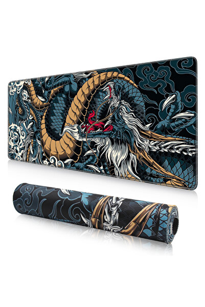 Sumkyle Large Gaming Mouse Pad, Extended Desk Mousepad with Stitched Edges, N...