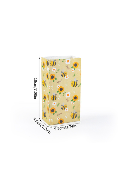 Choice 10 أكياس ورقية صغيرة بمقاس 9.5 × 5.5 × 18 سم، أو 10/20 كيسًا ورقيًا صغ...