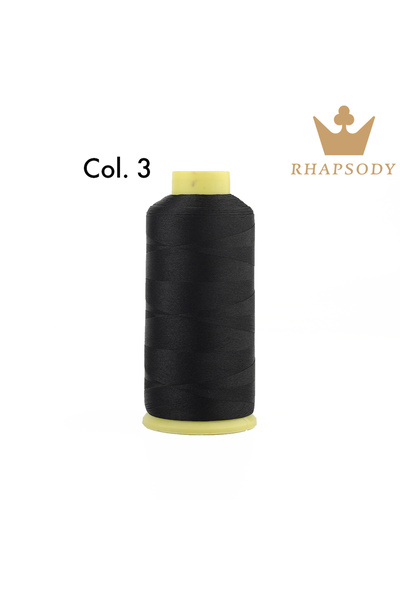 Choice 3 Black Rhapsody 5000M 40WT 120D2 Polyester Embroidery Thread 200Color...