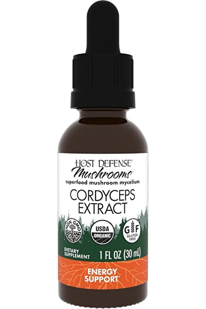 Host Defense Cordyceps Extract - Immune & Energy Support Supplement