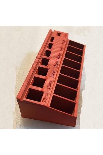 Choice أداة فرز براغي M3 جديدة باللون الأحمر مع 7 فتحات قياس، محمولة وعملية، ...