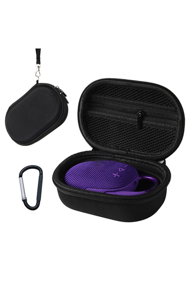 Choice3 حقيبة سفر صلبة سوداء من مادة EVA مقاومة للغبار، حقيبة حمل وتخزين واقي...