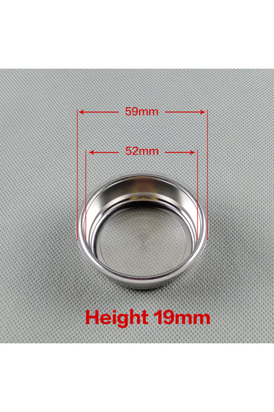 choice2 1cup basket 51MM Bottomless Portafilter Head M10 Thread For Homix Hib...