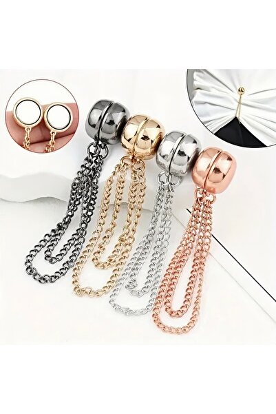 Choice 4PCS-4 Colors 4PCS DIY Sewing Supplies Hooks Chain Magnetic Buckle Exq...