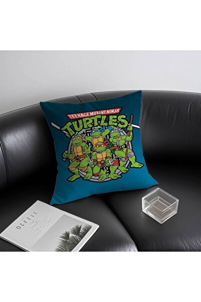 Choice غطاء وسادة z2 مقاس 30×30 سم بتصميم فيلم النينجا وسلاحف النينجا، مضاد ل...