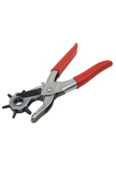 Choice 6 Size Holes Leather Belt Hole Punch Plier Eyelet Puncher Revolve Sewi...