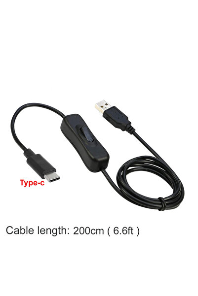 Choice USB to Type C-200cm Type C Switch Cable Micro USB Charging Cord with O...
