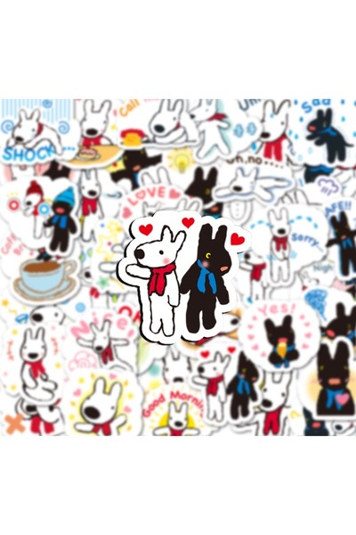 Choice ملصقات بتصميم غاسبار وليزا إنس، مقاس 6×5.2×0.5 سم، من إنتاج DJ-97، عدد...