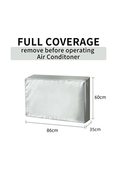Choice غطاء مكيف هواء عالي الجودة مقاوم للماء والغبار، مقاس 86×35×60 سم (1.5P).