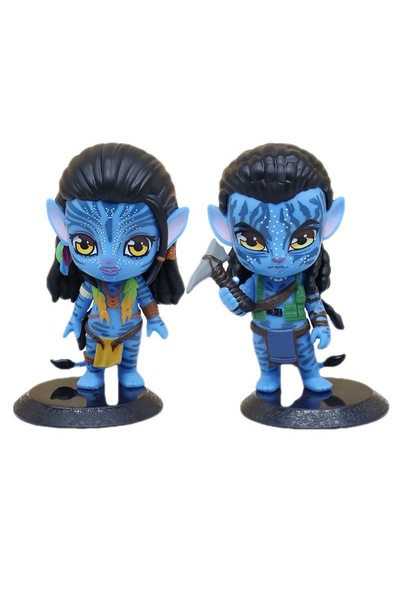 Choice قطعتان من مجسمات شخصيات أفاتار 2، نيتيري وجيك (سولي)، مصنوعة من مادة P...