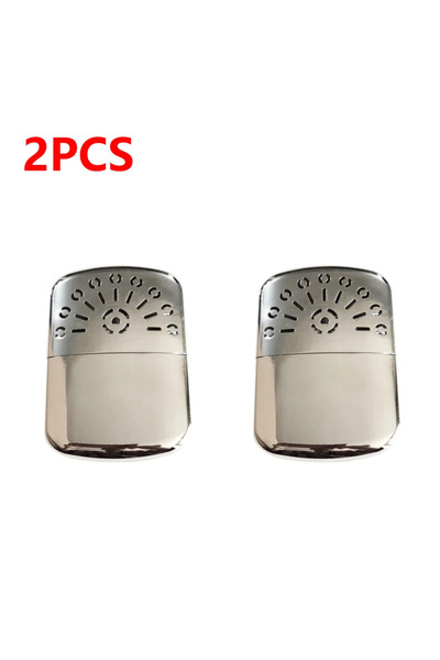 Choice 2pcs Reusable Hand Warmer Portable Fuel Catalytic Warmer Metal Alloy P...