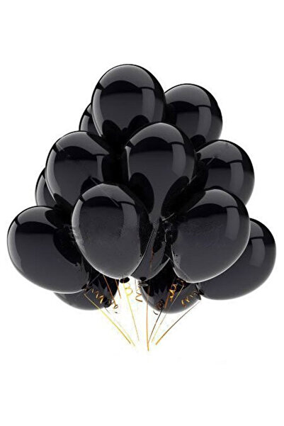Generic 100 Piece 12 inch Balloons for Black Themed Graduation Anniversary Bi...
