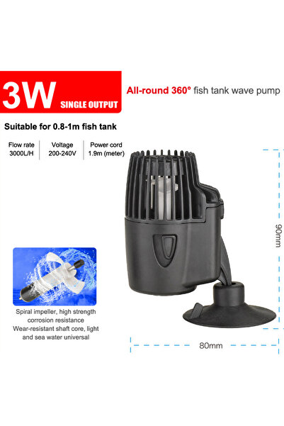 Choice one size New Single Head Wavemaker Water Pump For Aquarium Fish Tank S...