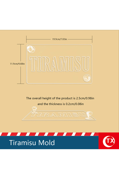 Choice6 قالب تزيين الكيك العربي TXAD1300، قالب أكريليك لعيد مبارك لتزيين التي...