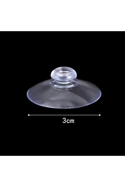 Choice 10 قطع من خطافات أكواب الشفط الشفافة مقاس 3 سم (10/50 قطعة) للمطبخ وال...