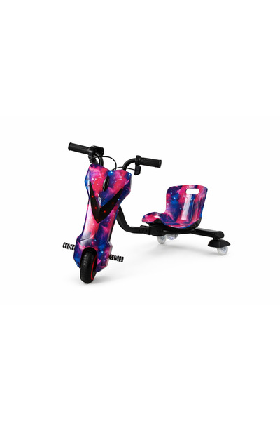 Scooter 36V Mini Electric Drift Scooter for Kids - Galaxy Design with Bluetoo...