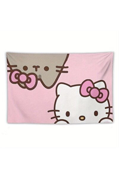 Choice 60CMX90CM 1-GT Sanrio Hello Kitty and Cat Cartoon Tapestry Wall Bedroo...