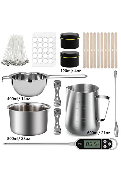 Choice مجموعة أدوات صنع الشموع من غلينتموس، طقم كامل لصنع الشموع للبالغين، مج...