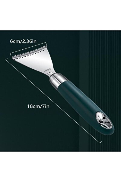 Choice A 〔CC11〕Fish Skin Peeler Stainless Steel Fish Scale Scraper Non-Slip A...