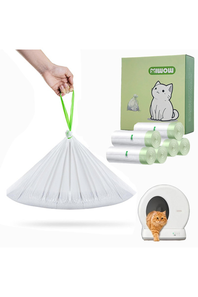 Choice 1 mil 46x32cm 120PCS Cat Litter Box Liner bag for MeoWant MW-SC01/MW-S...