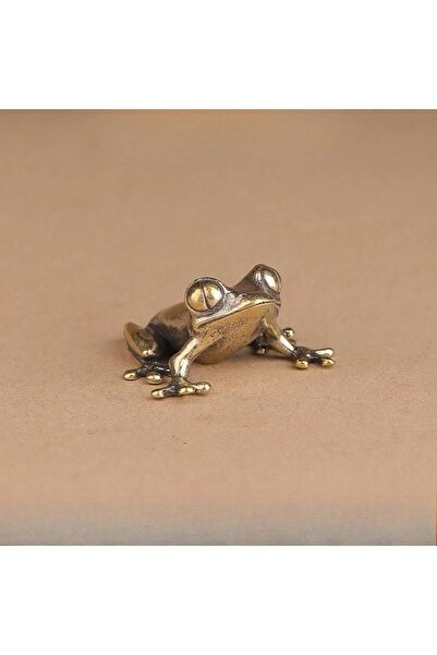 Choice one size Retro Brass Mini Frog Miniatures Figurines Vintage Animal Fig...