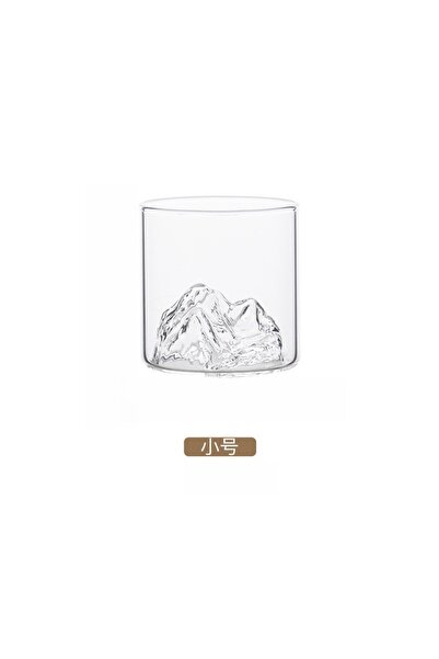 Choice3 301-400ml transparent 7X7cm Transparent Home Whisky Glass Simple Retr...