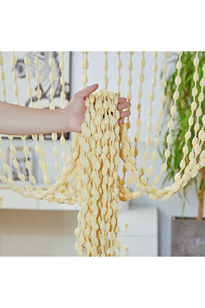 Choice W100cm*H200cm Cream 1PC Lantern Tassel Cord Curtains Polyester Door Be...
