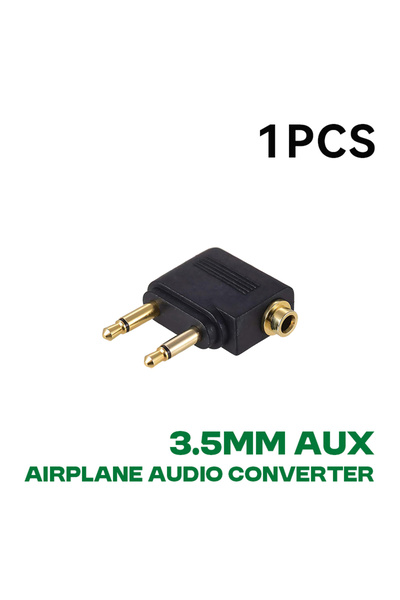 Choice9 قطعة واحدة سوداء، بيع بالجملة من 1 إلى 10 قطع/مجموعة، محول صوت طائرة ...