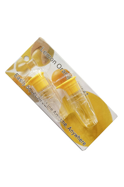 Choice 2pcs Yellow 1/2PCS Manual Lemon Juicer Set Screw-Top Citrus Press with...