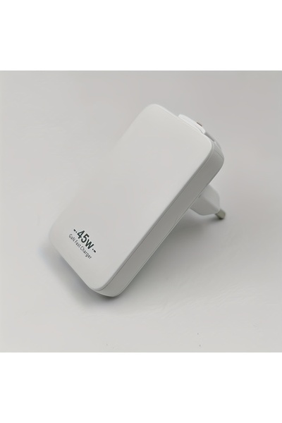 Choice EU 45W GaN Super Slim Folding Travel Dual Port USB Wall Charger, Fast ...